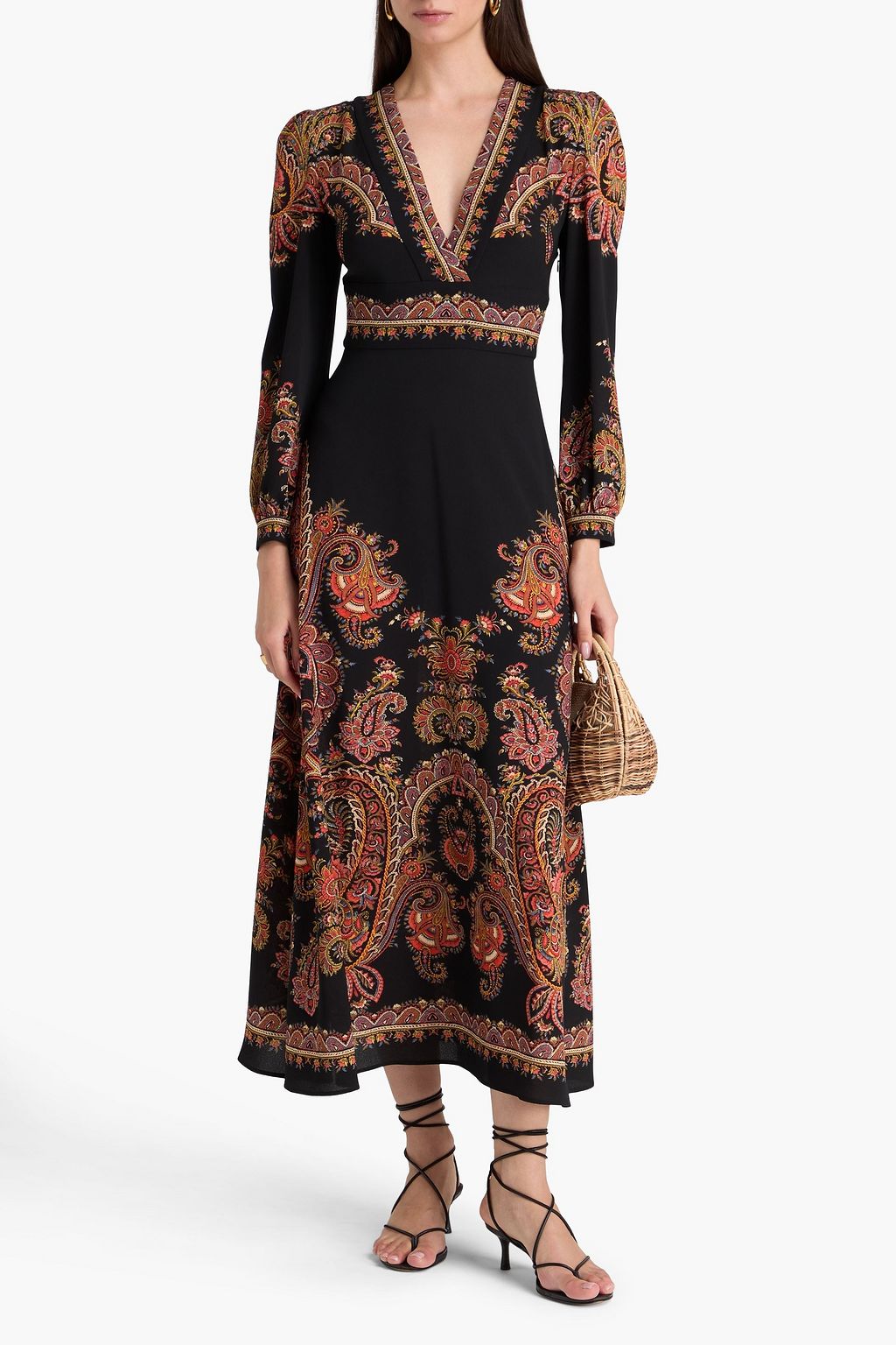 ETRO Paisley-print crepe maxi dress