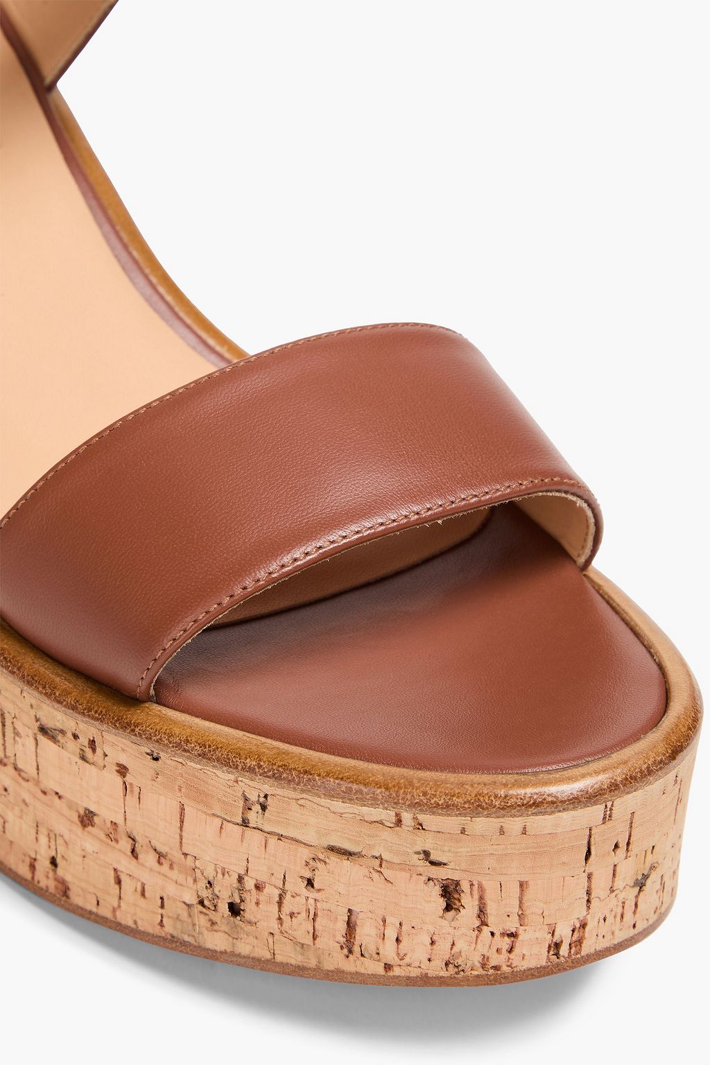 GABRIELA HEARST صندل بلاتفورم "سارديس" من الجلد