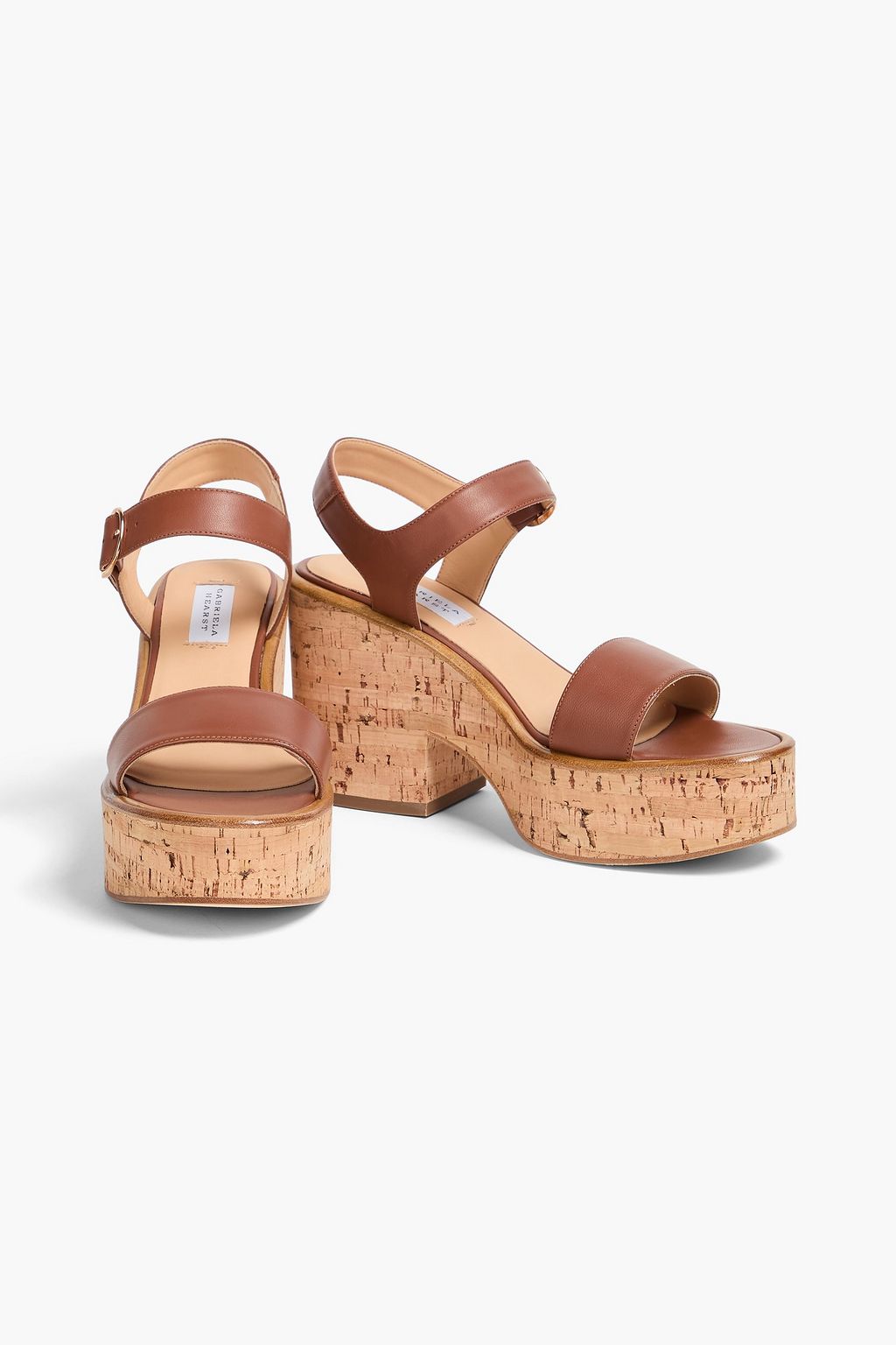 GABRIELA HEARST صندل بلاتفورم "سارديس" من الجلد