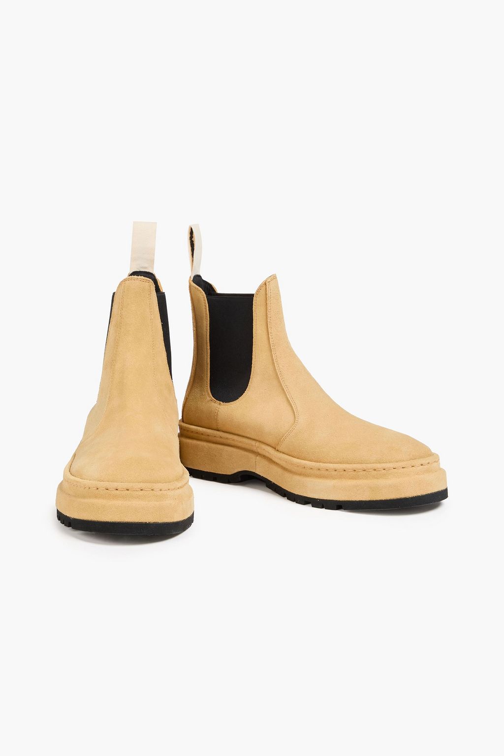 JACQUEMUS Suede Chelsea boots