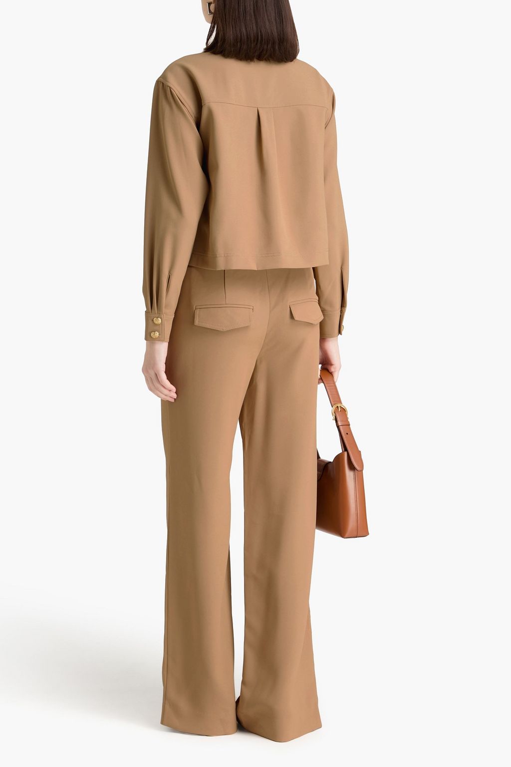 VERONICA BEARD Cole twill wide-leg pants