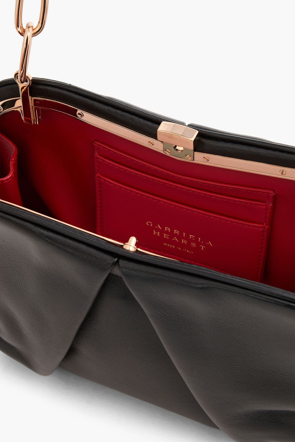 GABRIELA HEARST Taylor pleated leather clutch