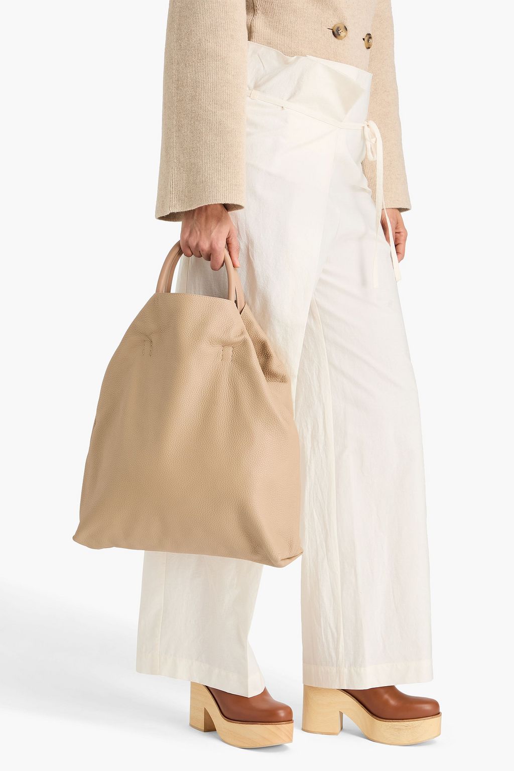 GABRIELA HEARST جاكيت "بيال" من التويد المصنوع من مزيج القطن