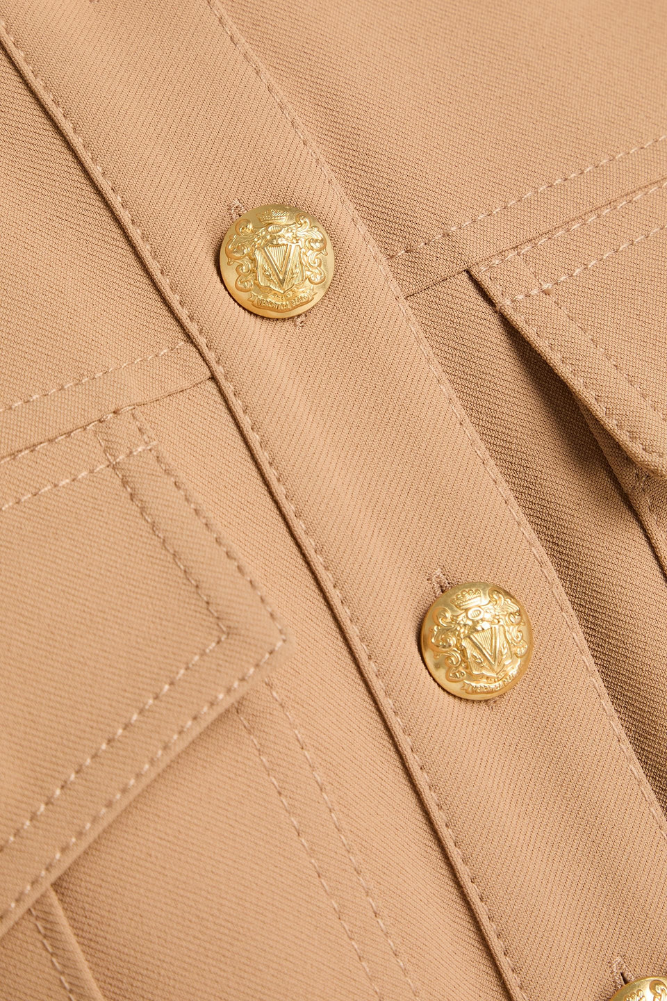 Veronica Beard Colvin Twill Top In Animal Print