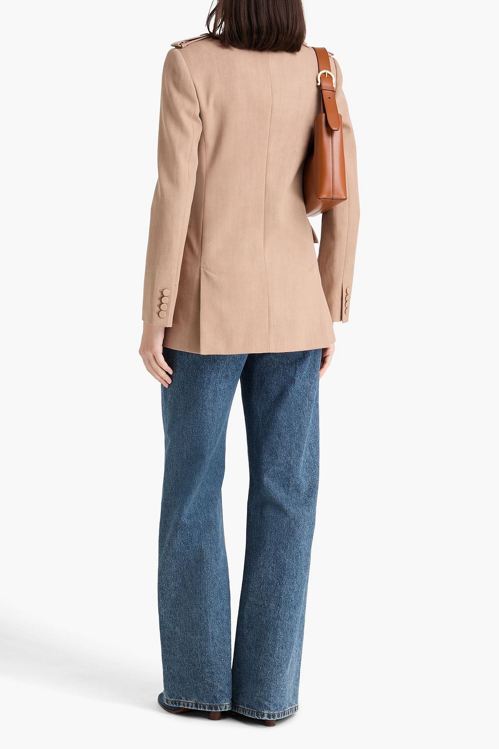 CHLOÉ Double-breasted wool-twill blazer