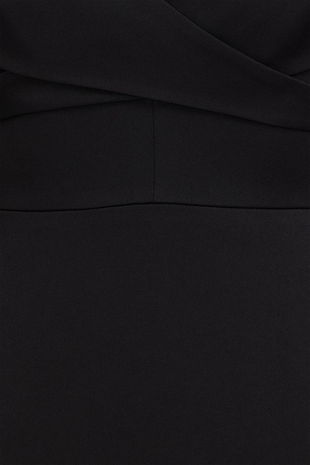 ALEX PERRY Wrap-effect satin-crepe gown