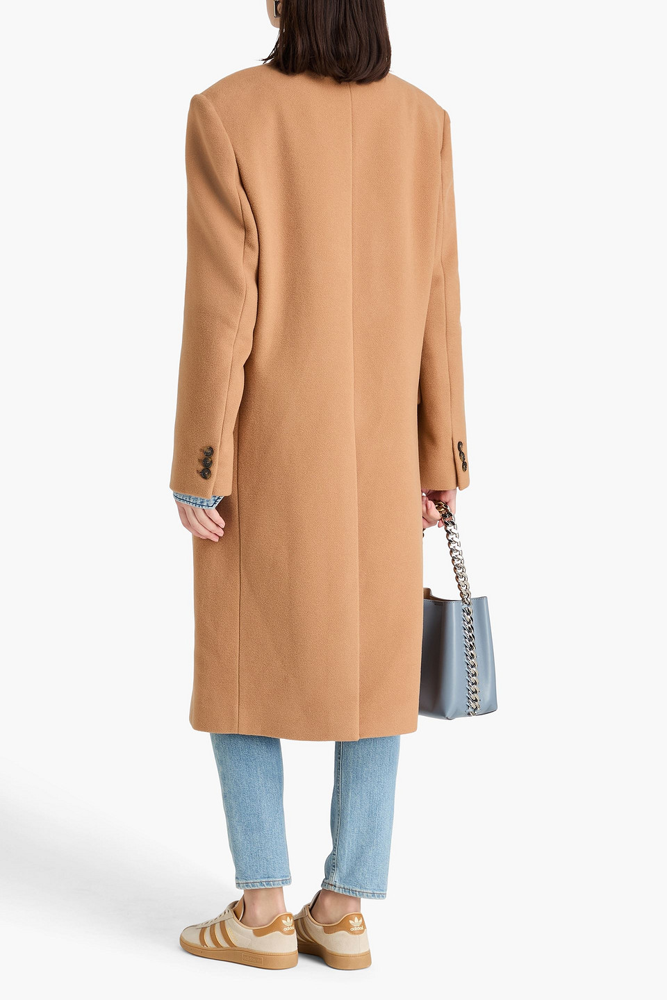  Stella Mccartney - Double-breasted Wool Coat - Brown - It 34 