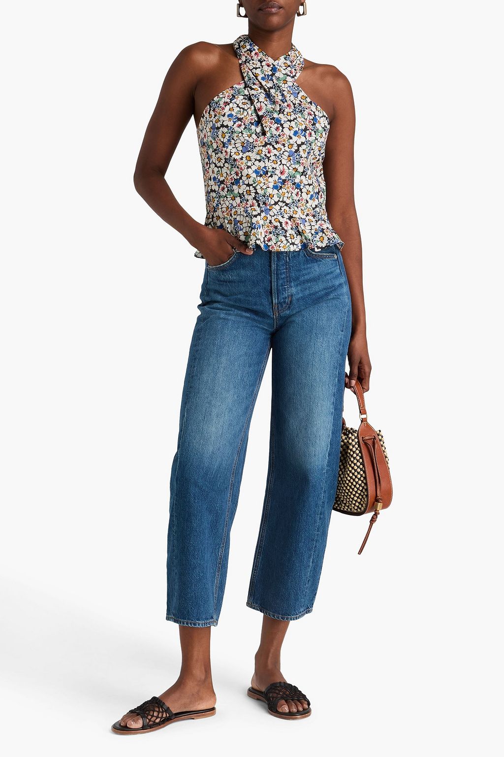 VERONICA BEARD Ryder high-rise barrel-leg jeans