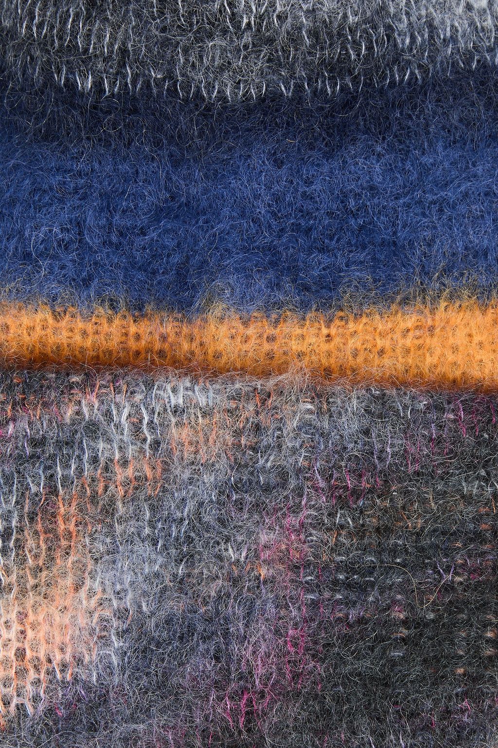 MISSONI Striped mohair-blend beanie