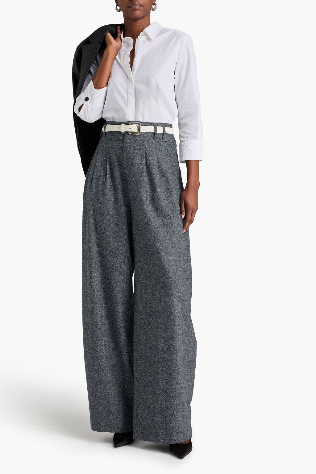 ALTUZARRA Donegal tweed tapered pants