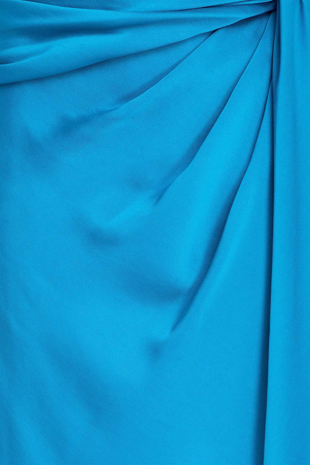 SIMKHAI Draped satin-crepe maxi skirt