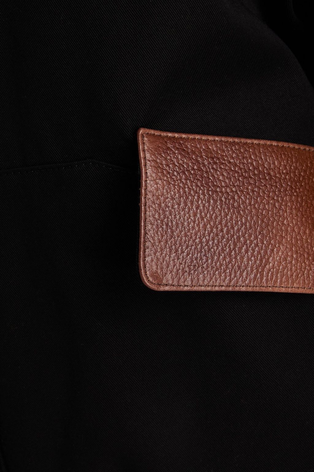 FRAME コットンツイル ボンバージャケット ムートントリム