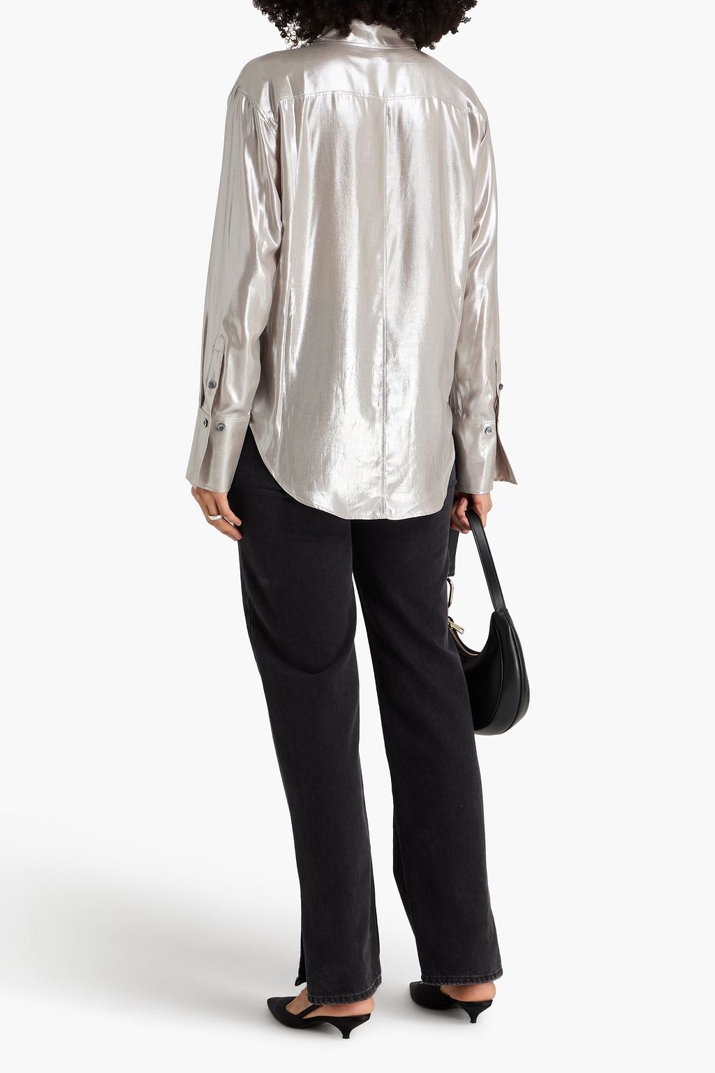 FRAME ラメ シャツ