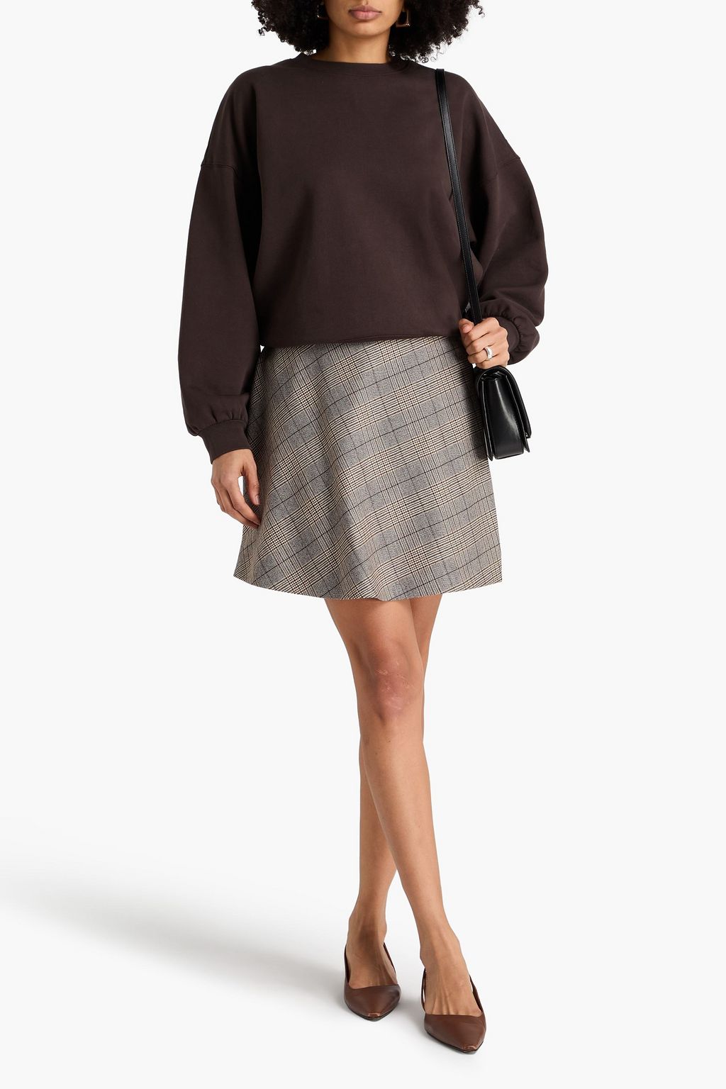 FRAME The Travel cotton-blend fleece sweatshirt