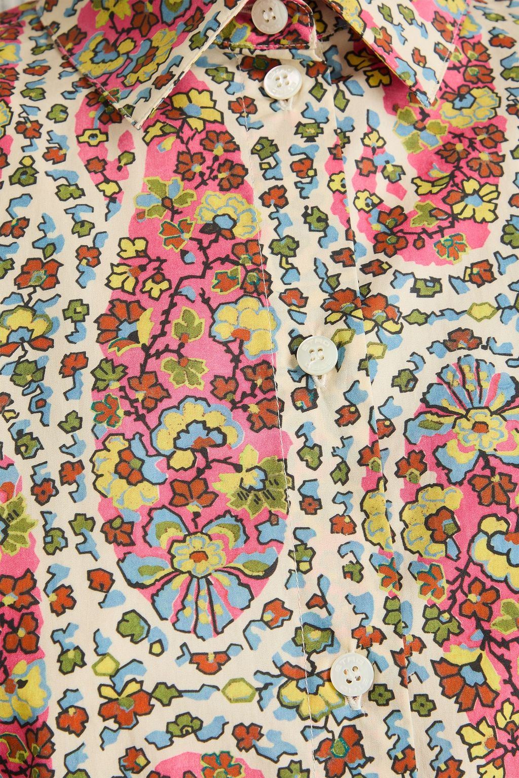ETRO Hemd aus Popeline aus einer Baumwollmischung mit Paisley-Print