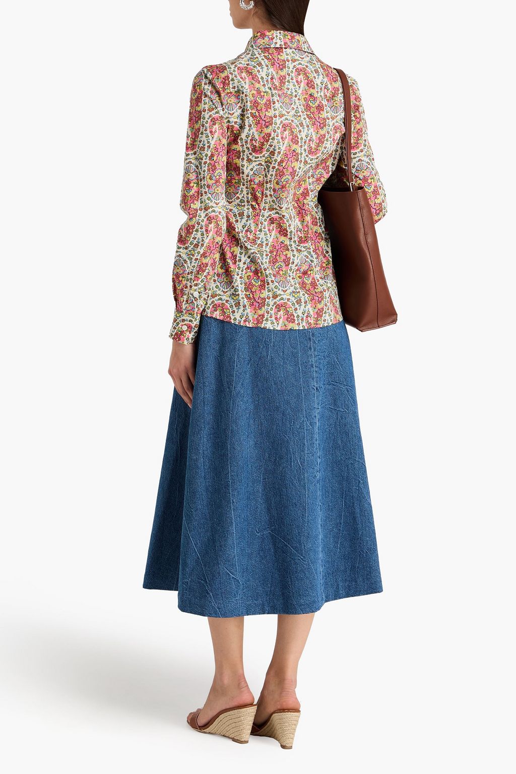 ETRO Hemd aus Popeline aus einer Baumwollmischung mit Paisley-Print