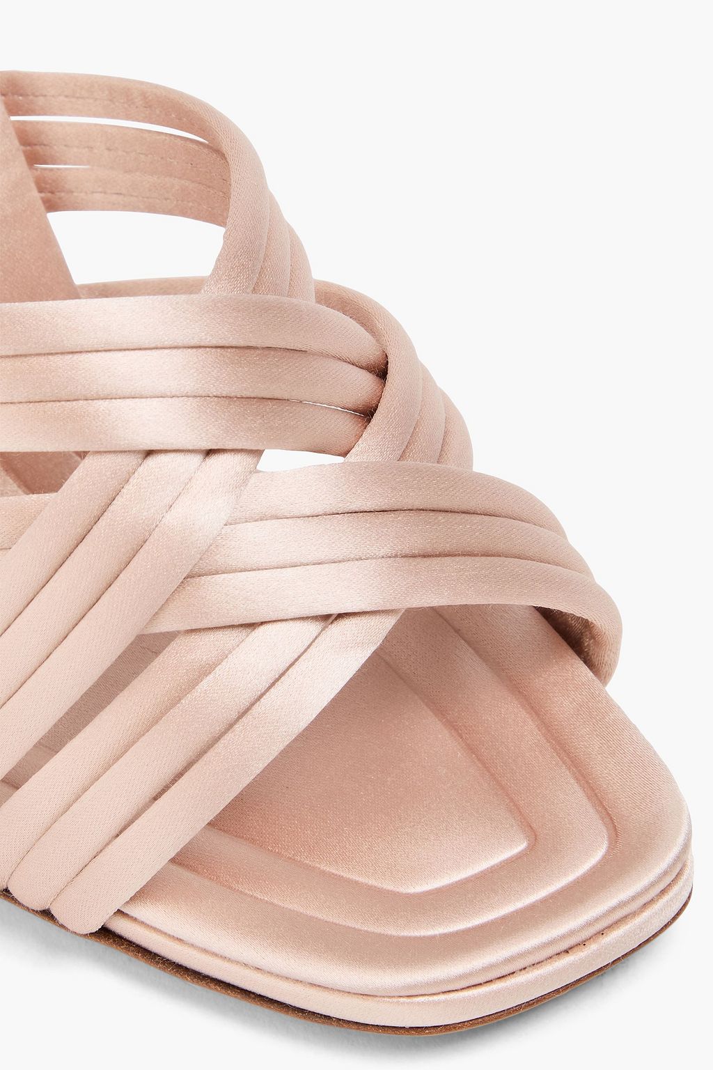 AQUAZZURA Oahu satin sandals