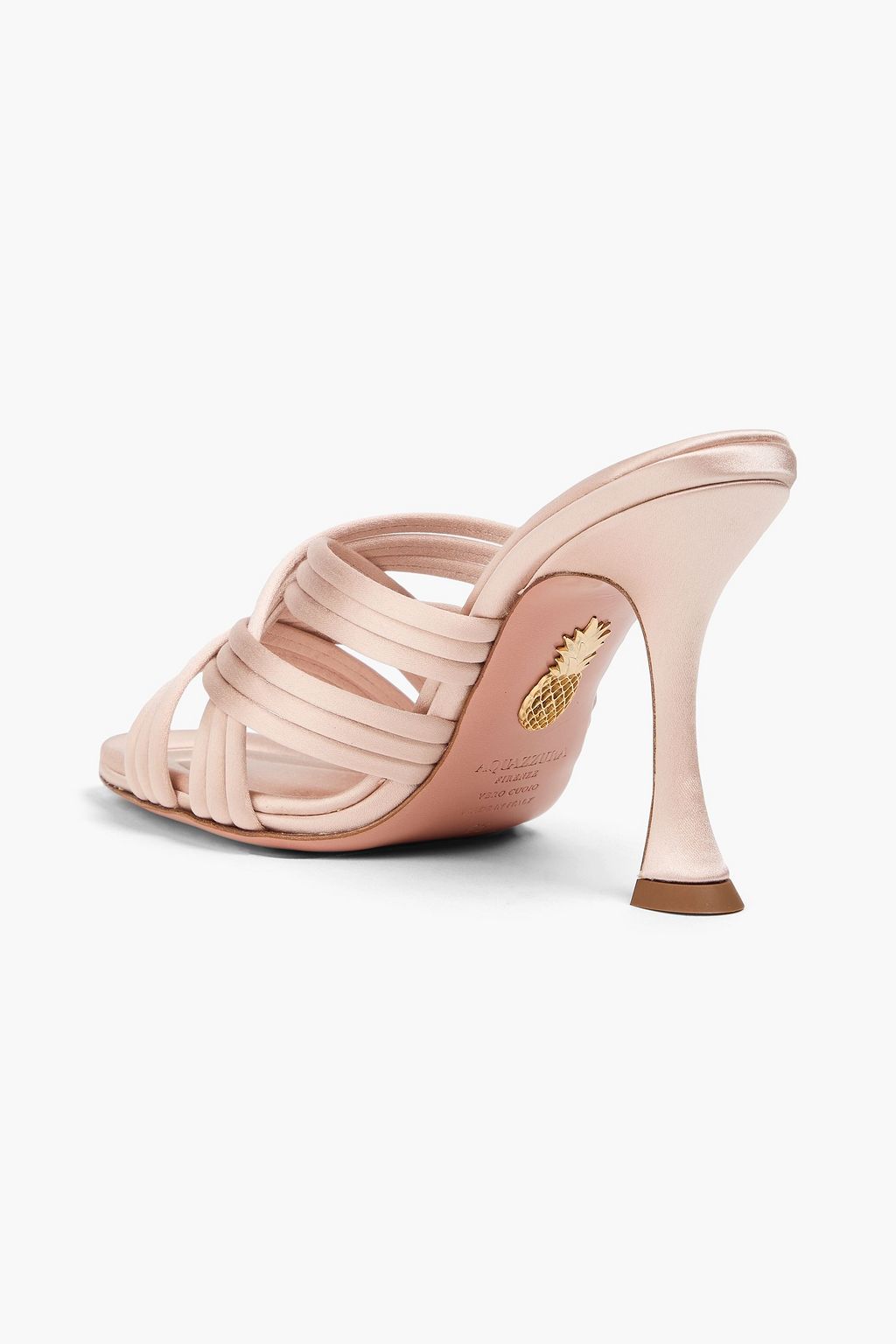 AQUAZZURA Oahu satin sandals