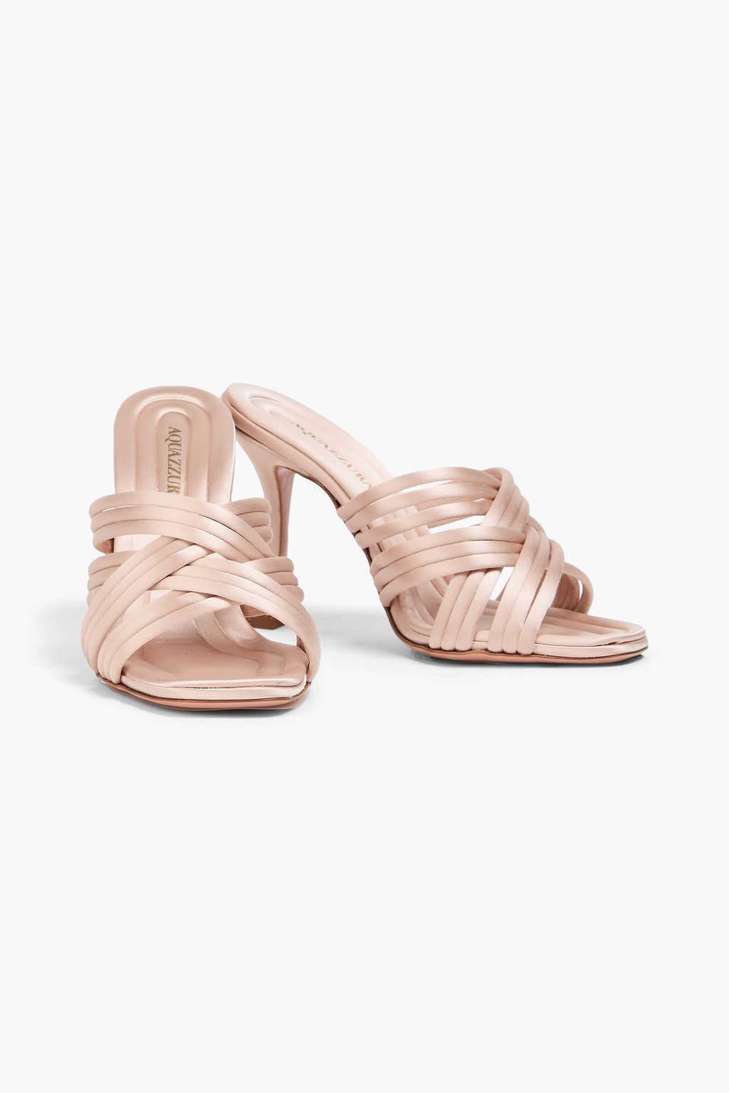 AQUAZZURA Oahu satin sandals
