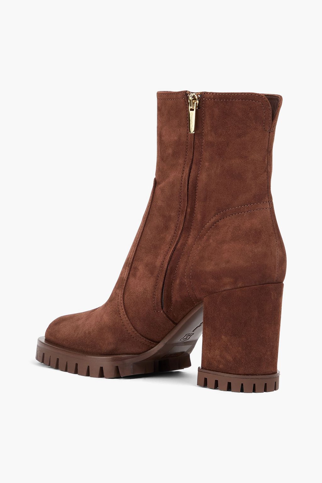 GIANVITO ROSSI Timber suede ankle boots