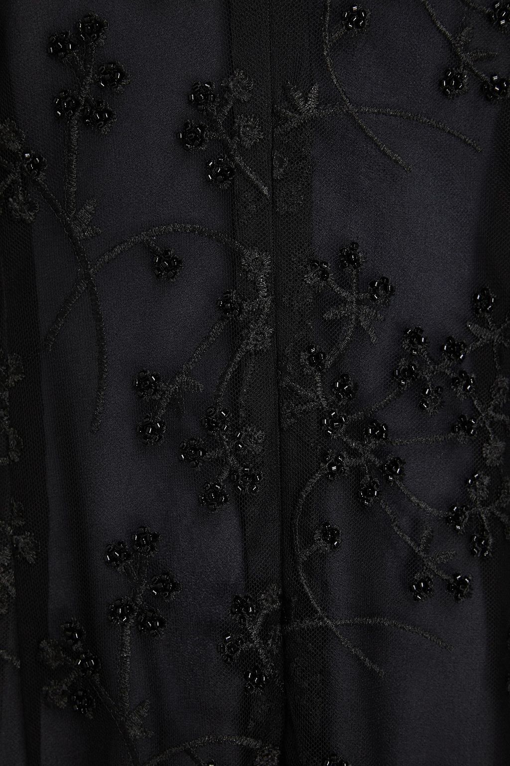 ROTATE BIRGER CHRISTENSEN 장식 디테일 메쉬 맥시 드레스