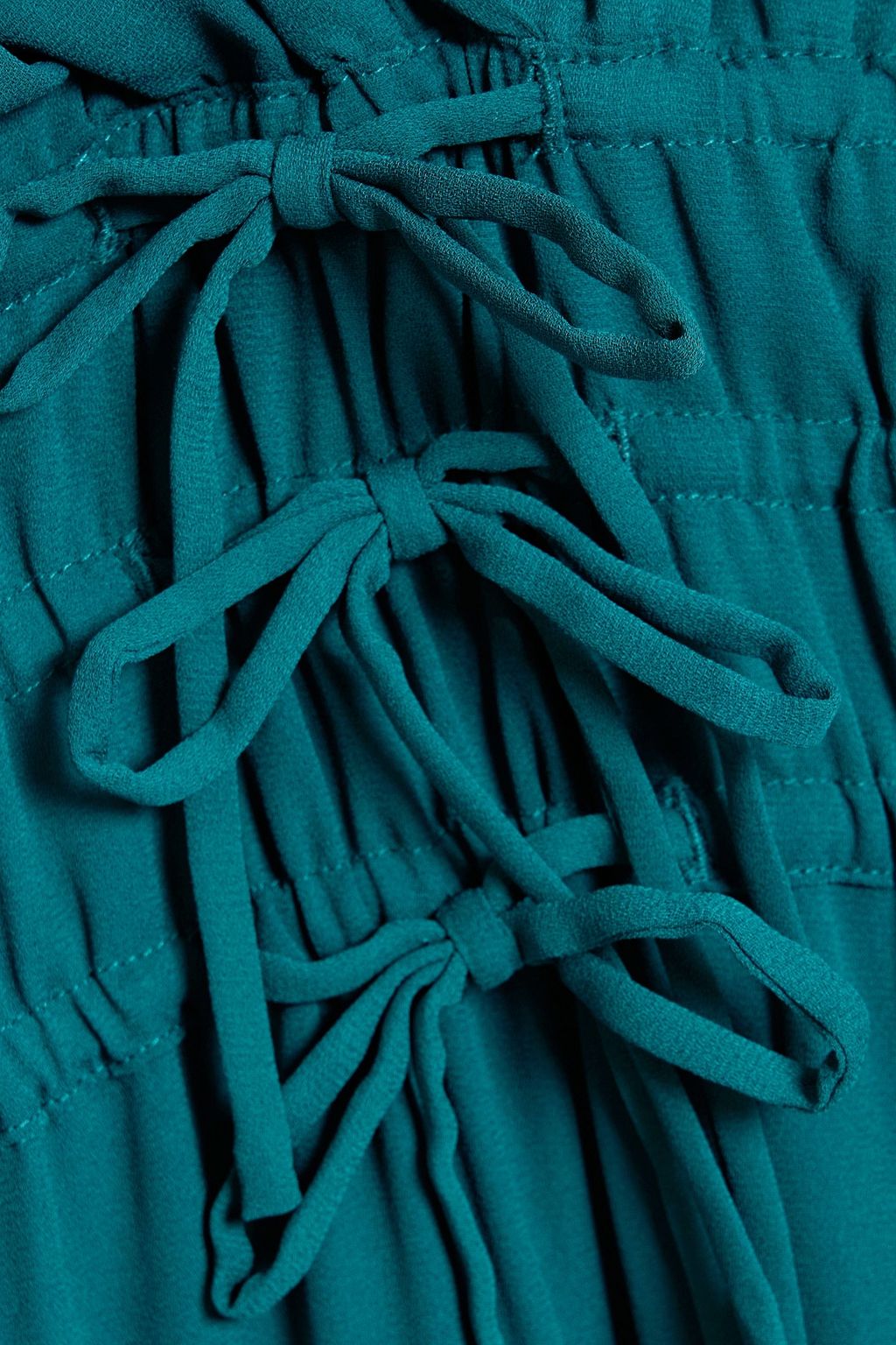 DEREK LAM 10 CROSBY Elsa tiered crepe de chine midi dress