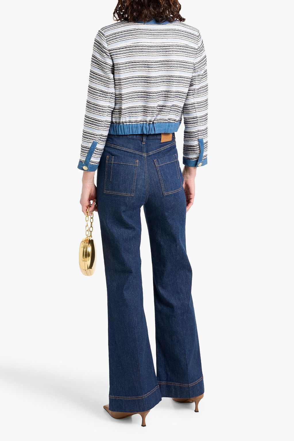 DEREK LAM 10 CROSBY Elain cotton-blend tweed jacket