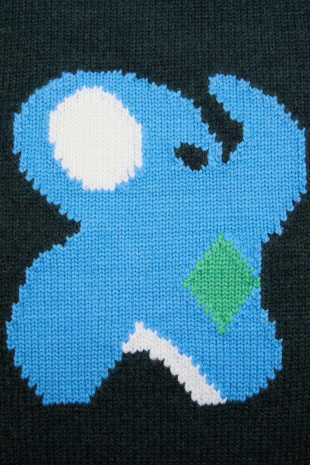 JW ANDERSON Intarsia merino wool scarf