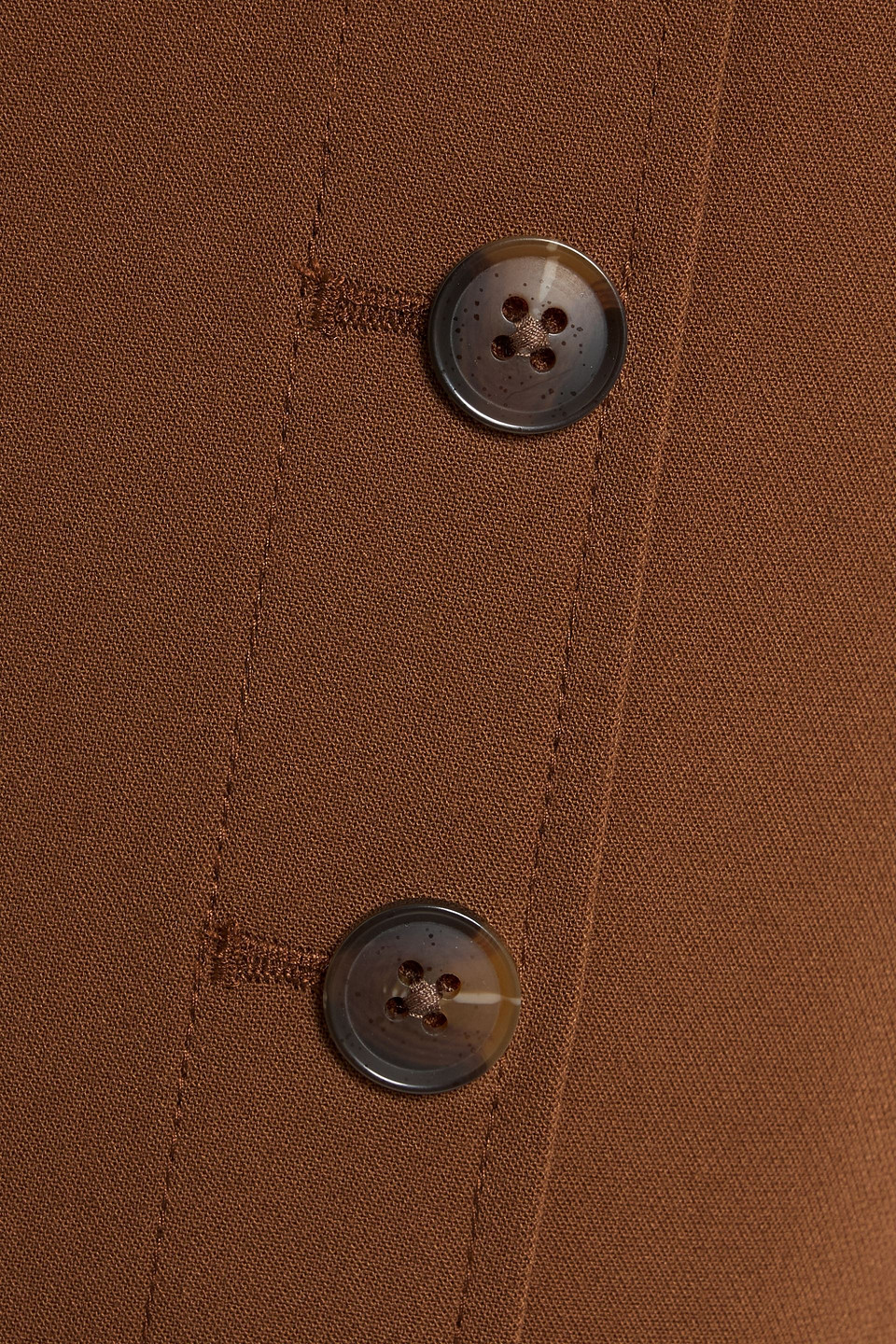 Derek Lam 10 Crosby Felicity Woven Wrap Skirt In Brown