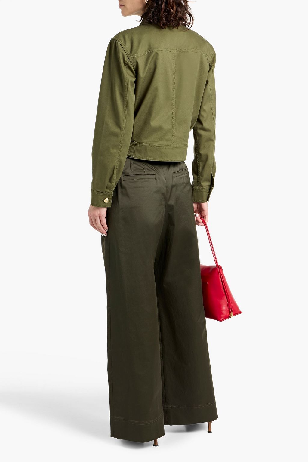 DEREK LAM 10 CROSBY Celinora cotton-blend twill jacket