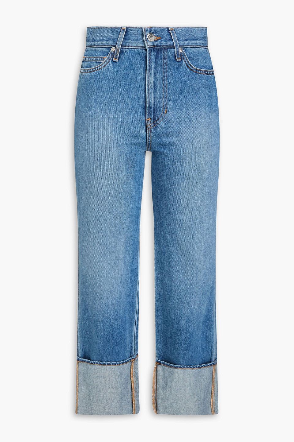 Veronica Beard Dylan High-rise Straight-leg Jeans In Blue