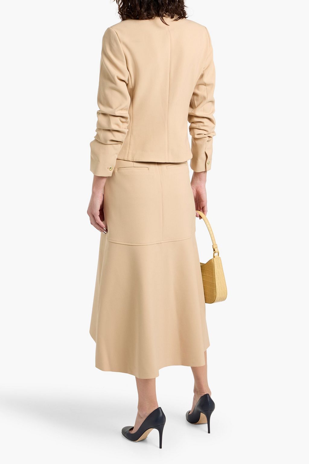 DEREK LAM 10 CROSBY Novessa ruched crepe jacket