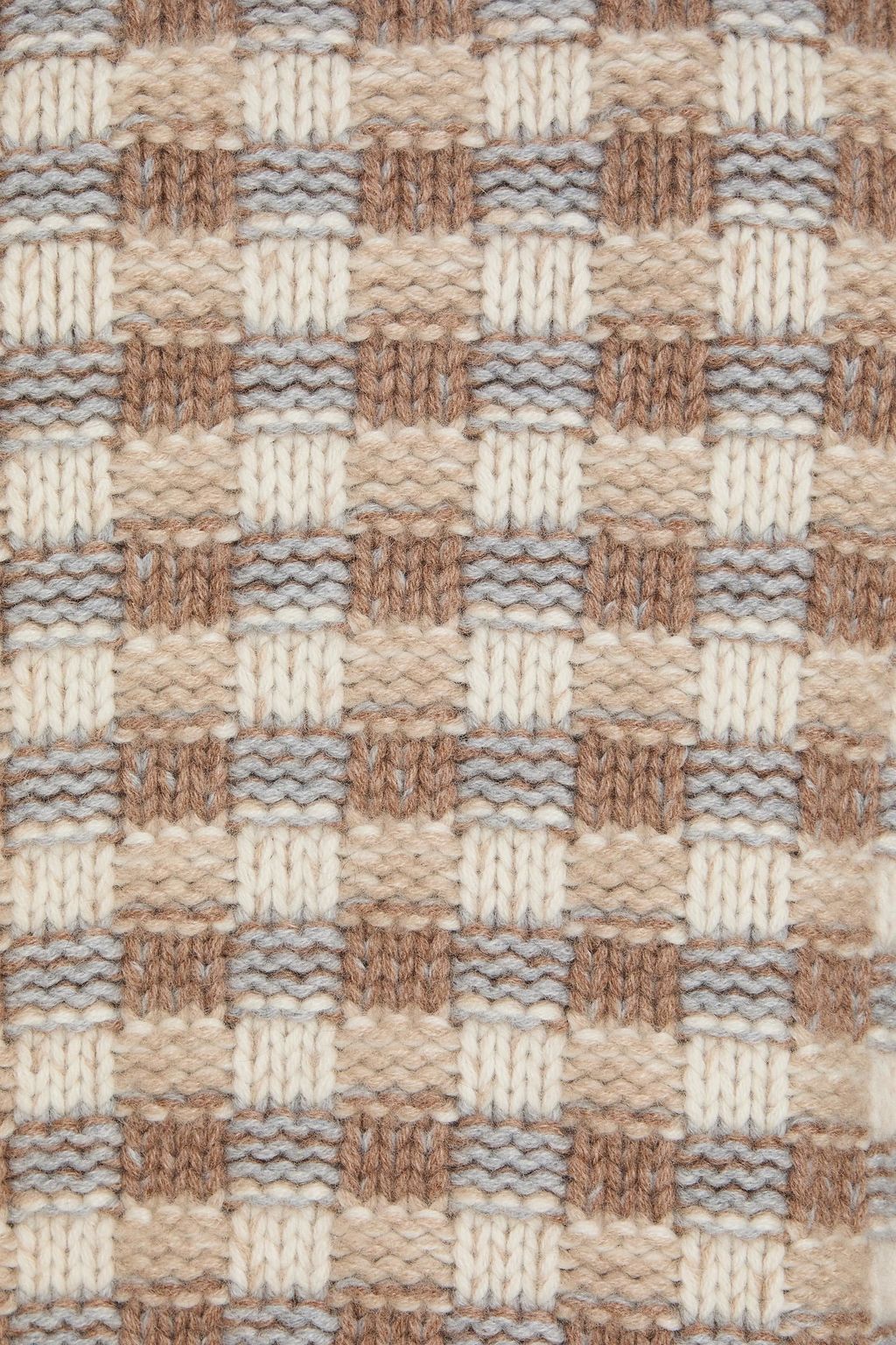 GABRIELA HEARST 체크 캐시미어 스웨터