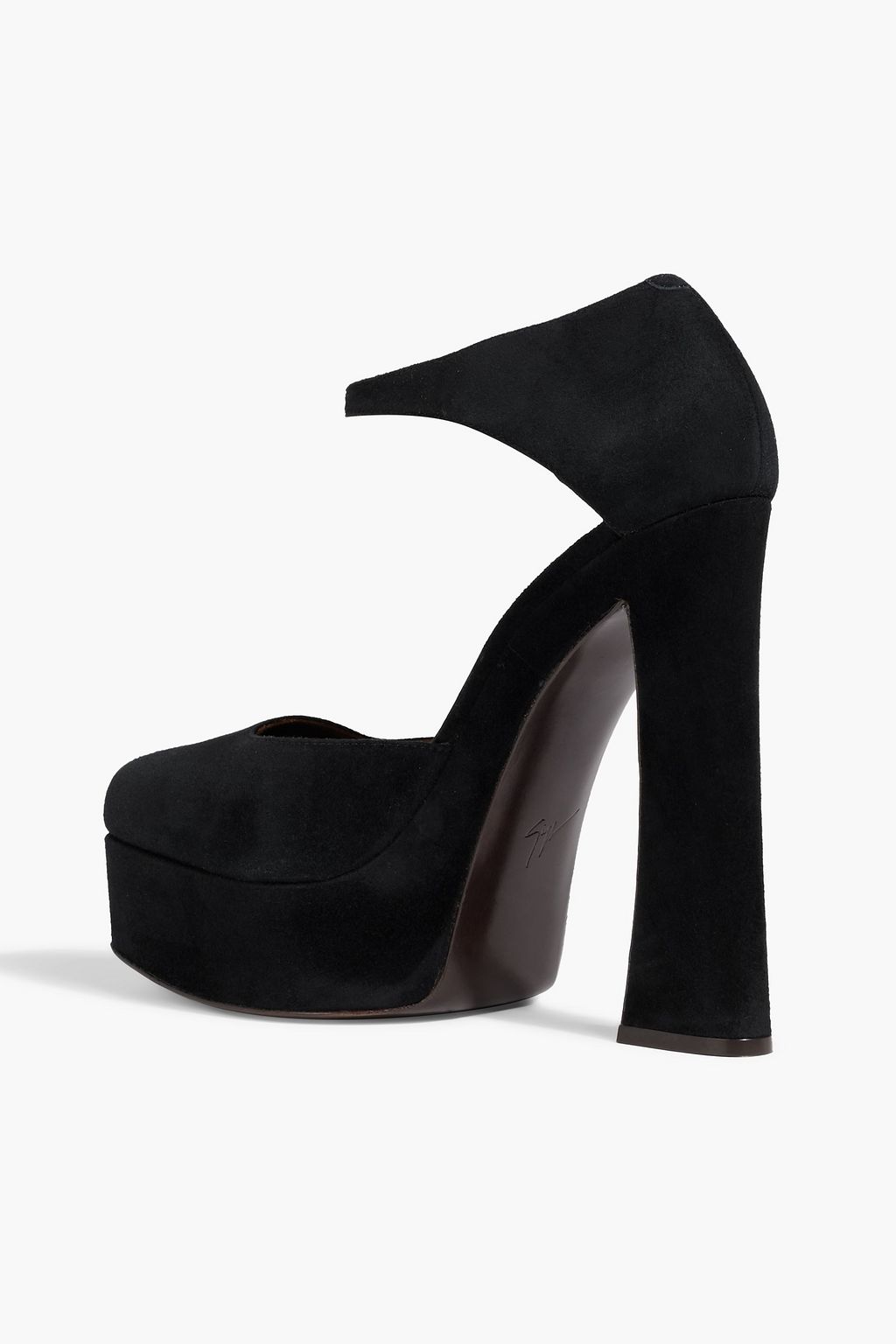 GIUSEPPE ZANOTTI Guendaline suede platform pumps