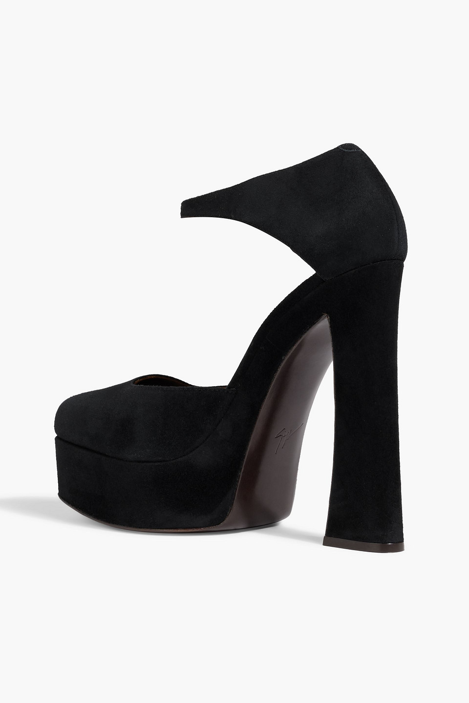 Giuseppe Zanotti Guendaline Suede Platform Pumps In Black