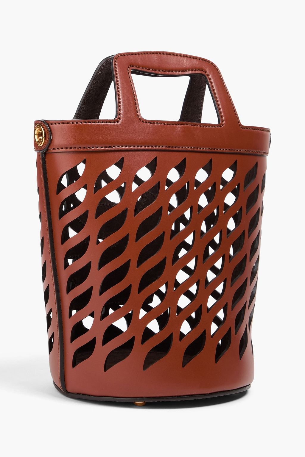 ETRO Cutout leather bucket bag