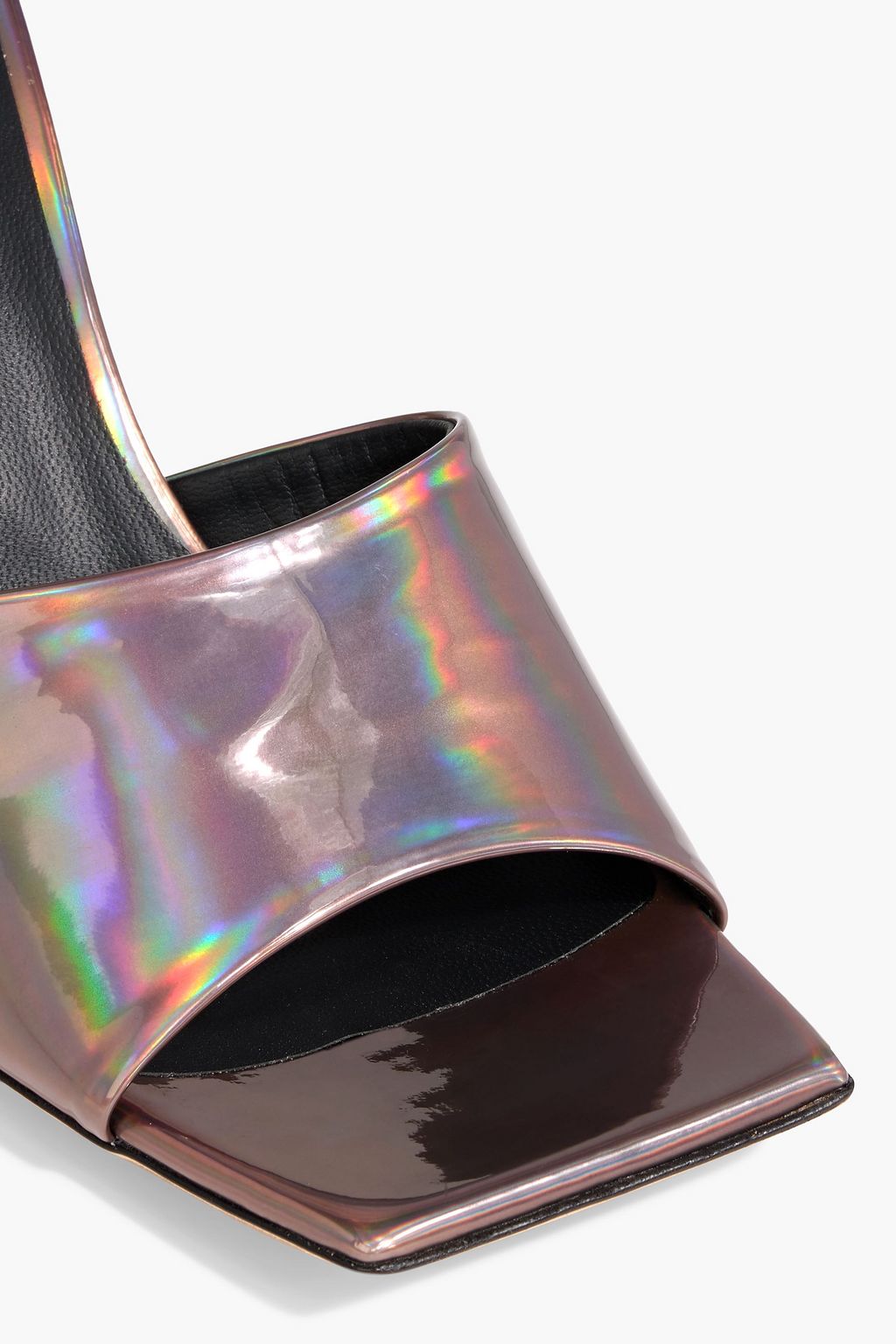 GIUSEPPE ZANOTTI Solhene 85 iridescent mules