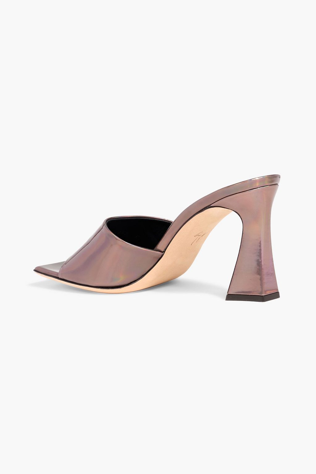 GIUSEPPE ZANOTTI Solhene 85 iridescent mules
