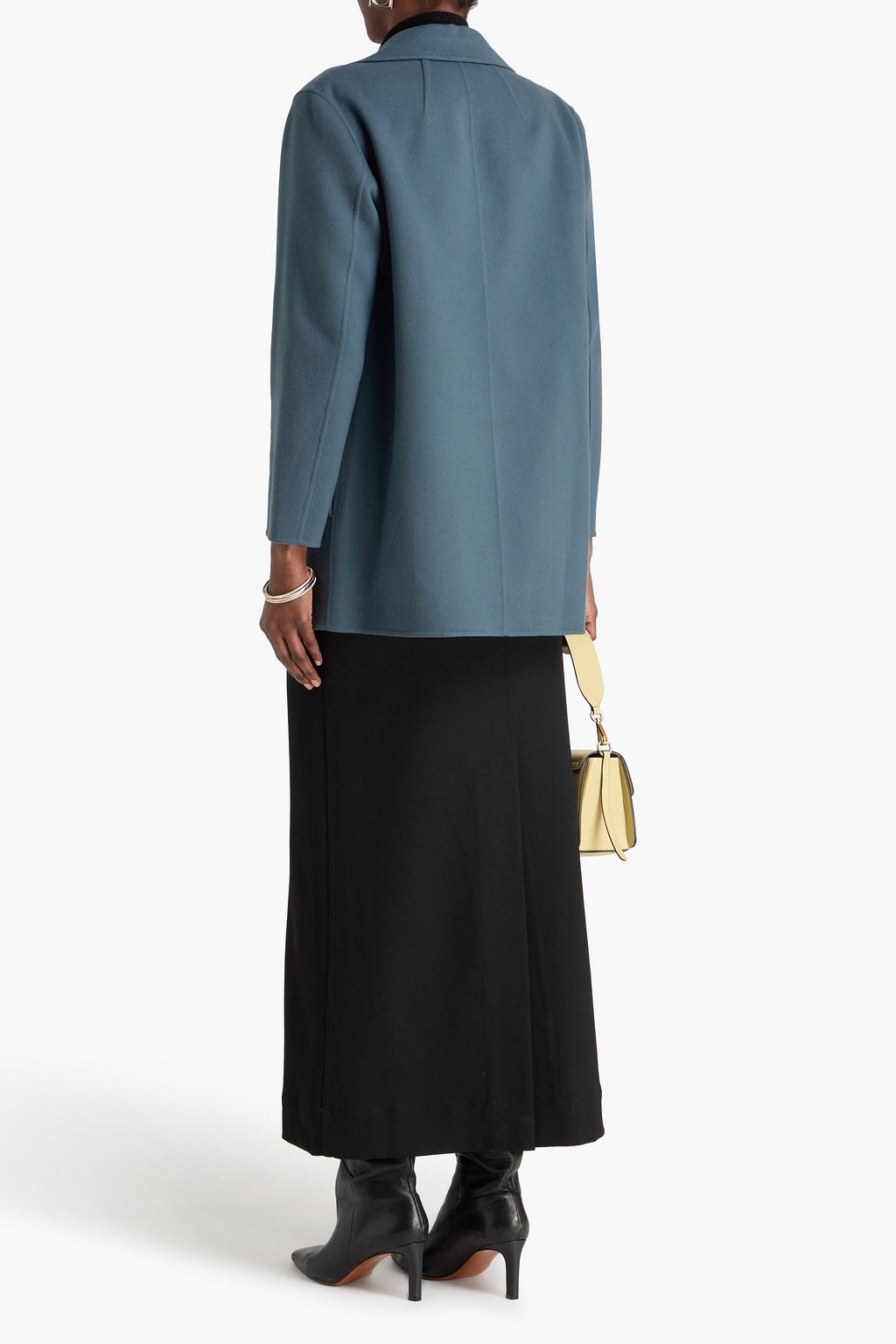 THEORY Wool and cashmere-blend brushed-felt coat