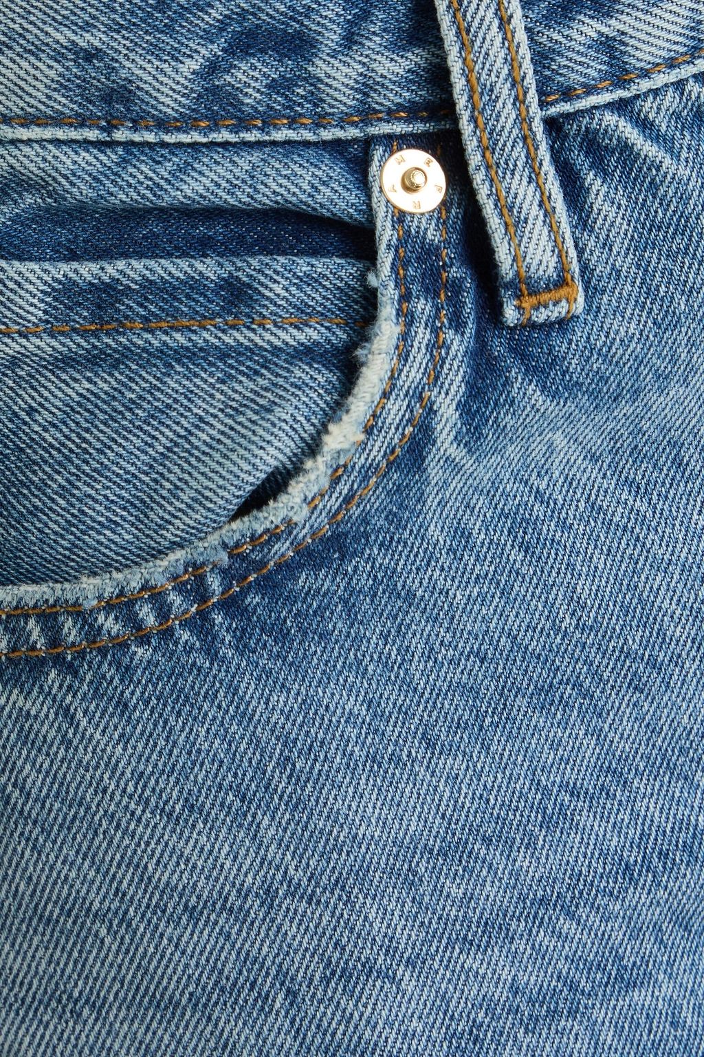 FRAME Embellished high-rise straight-leg jeans