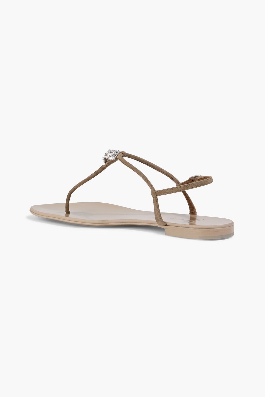 GIUSEPPE ZANOTTI Maryland crystal-embellished suede sandals
