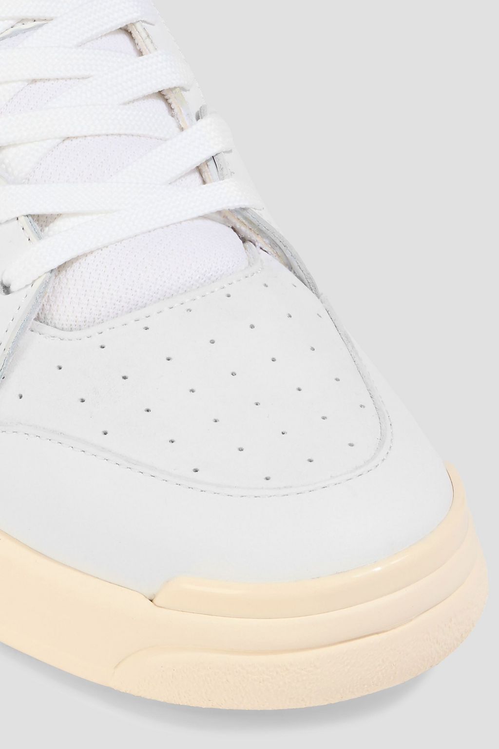 GIUSEPPE ZANOTTI Talon leather sneakers