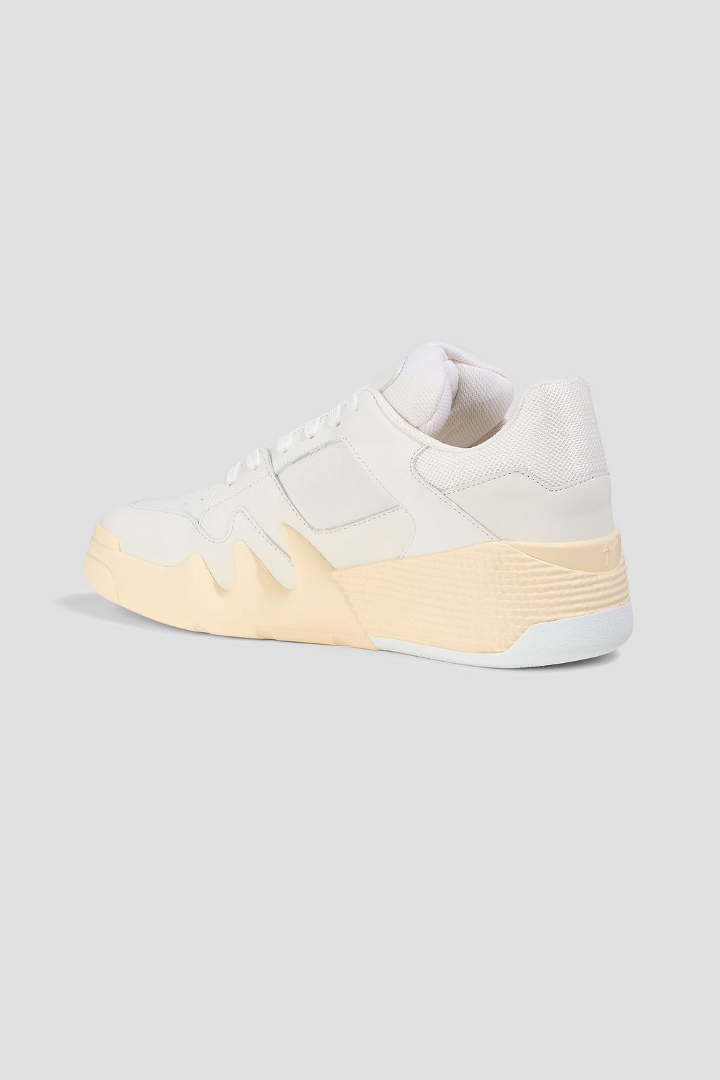 GIUSEPPE ZANOTTI Talon leather sneakers