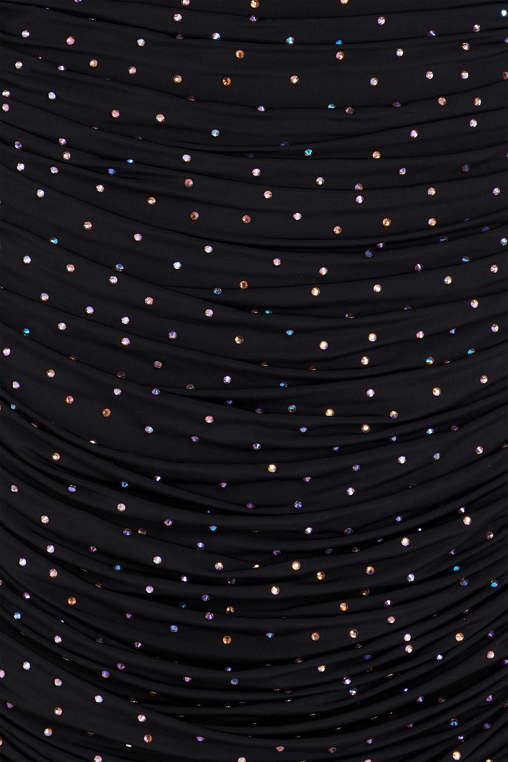 ALEX PERRY Cutout crystal-embellished stretch-jersey mini dress