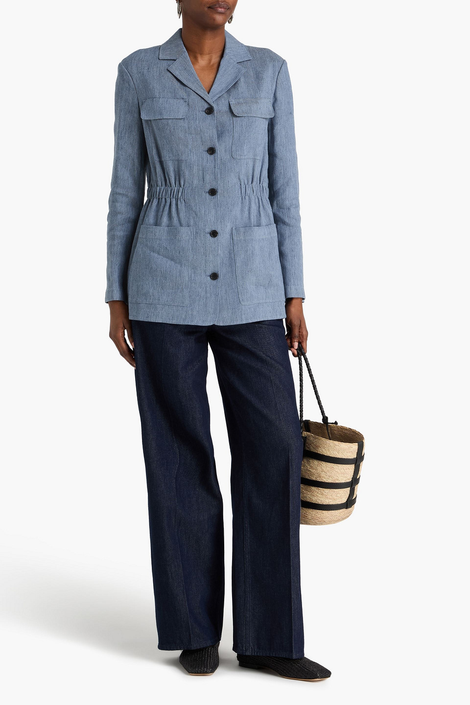  Theory - Denim Blazer - Blue - Us 4 