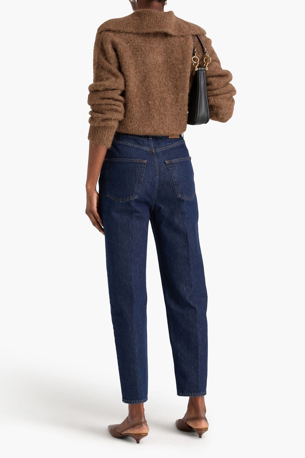 TOTEME High-rise tapered jeans
