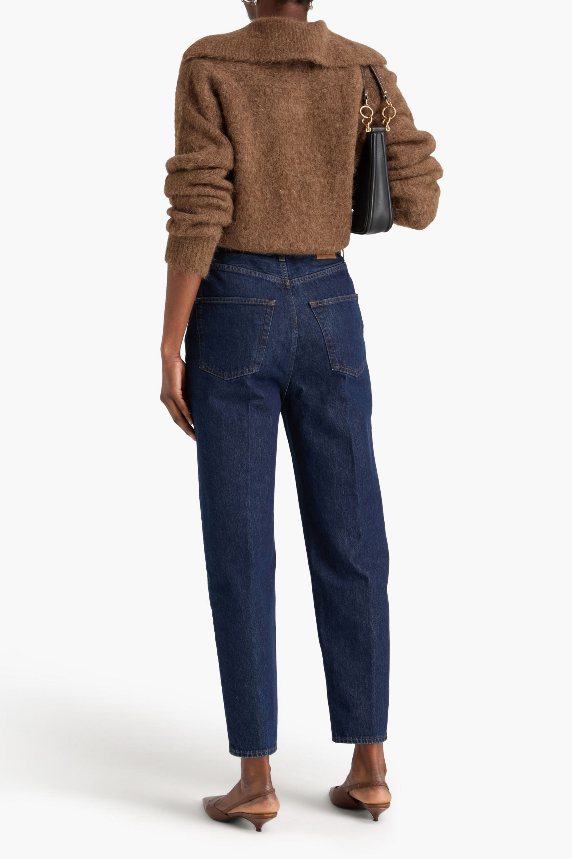 TOTEME High-rise tapered jeans thumbnail