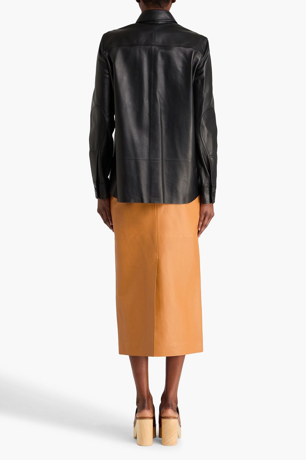 GABRIELA HEARST John Austin leather shirt