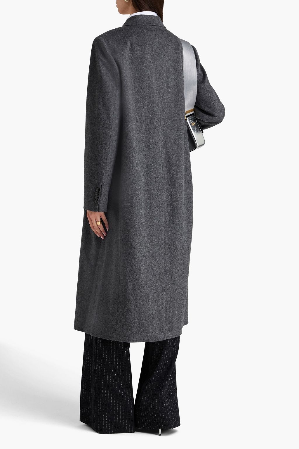 VICTORIA BECKHAM Double-breasted wool-felt coat