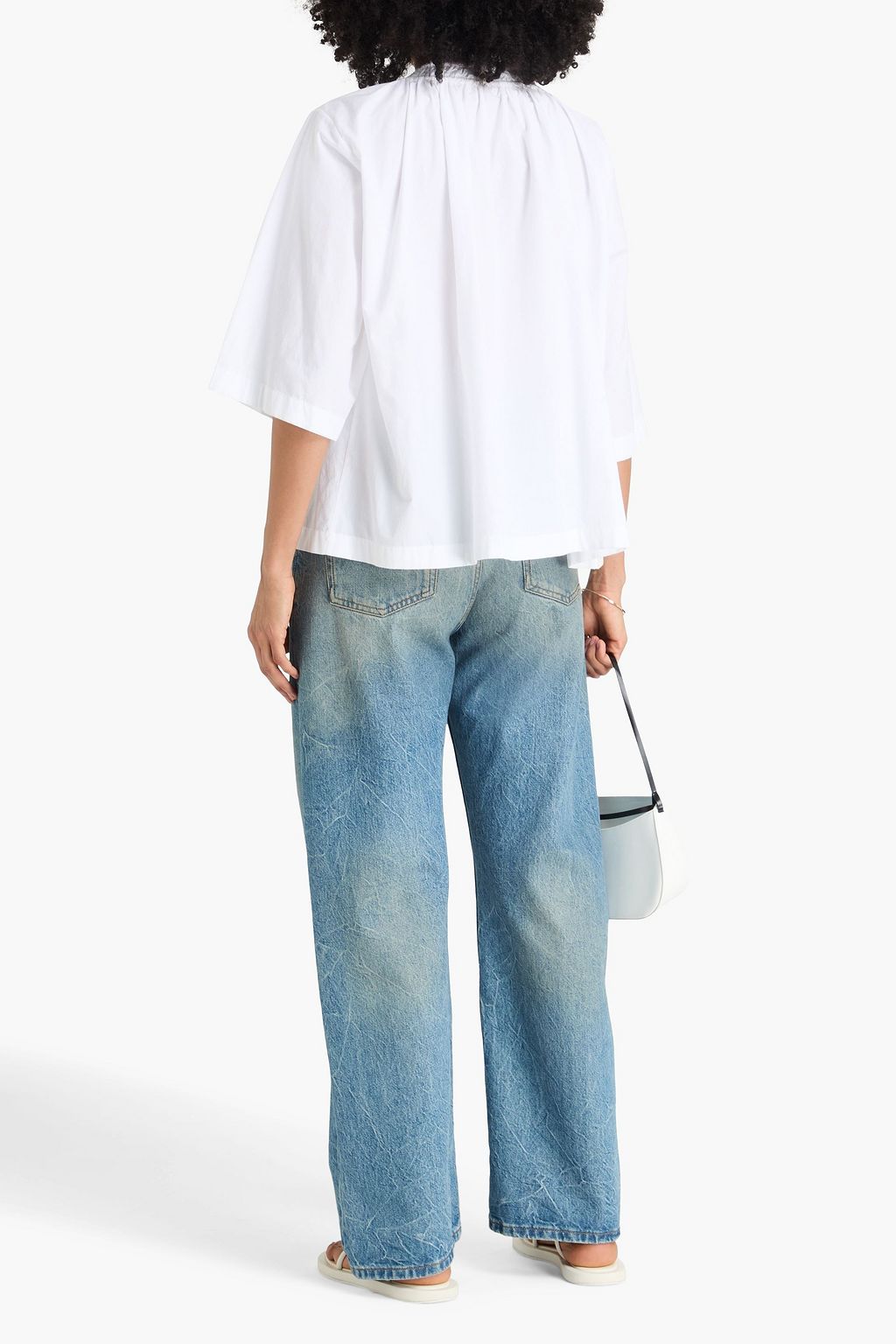 JIL SANDER+ Cotton-poplin top